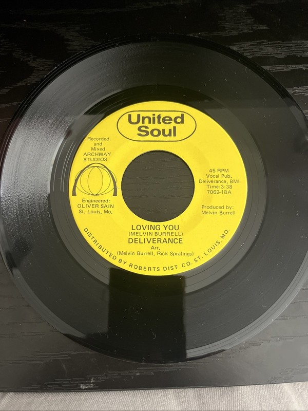 Loving You/ Sittin ‘ Around By Deliverance