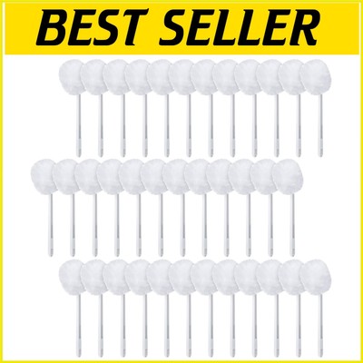 Soft Silk Cotton Toilet Bowl Scrubber - Reusable 80 Piece Set for All Spaces