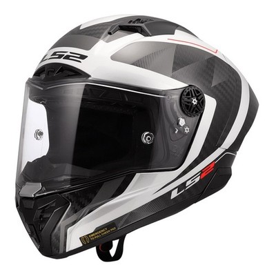 LS2 FF805 Thunder GP Aero Raute Helmet (S) - White / GreyS
