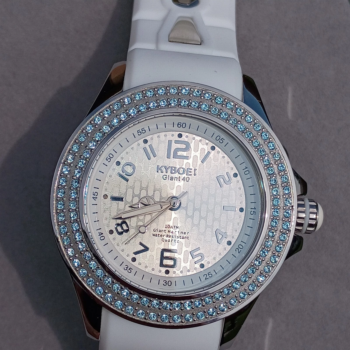 KYBOE! Brand New Woman’s Mint Silicone & Silver Watch *NWT* KYBOE! Silicone Band Wristwatches for Women for sale | eBay main image 2