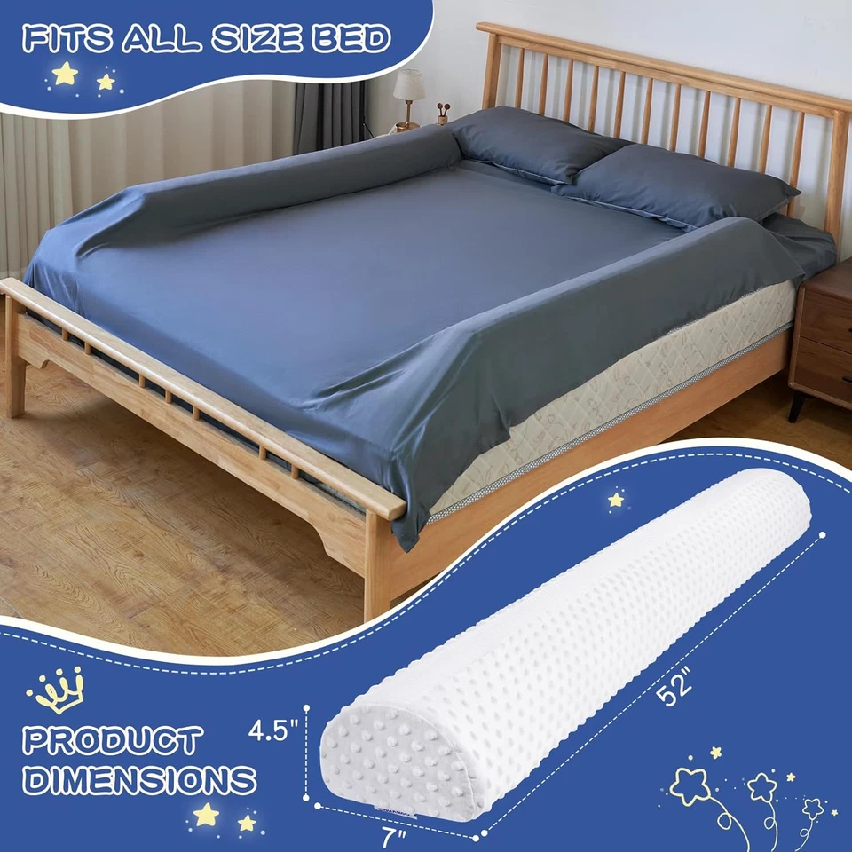 Parachoques de cama para niños pequeños riel de cama de espuma para niños pequeños paquete de 1 rieles de cama parachoques para  Foto 2 de 4