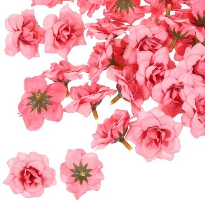 100 künstliche Rosenköpfe 1,77'' für DIY Hochzeit Blumen Kunst Lotus Rose