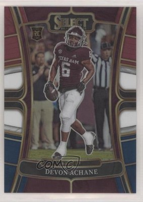 2023 Select Draft Picks Concourse Tri-Color Prizm De'Von Achane Rookie RC uk2