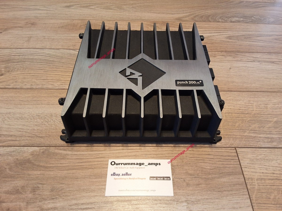 Rockford Fosgate PUNCH 200a4 Car Audio Amplifier 🇺🇸 OLD SCHOOL