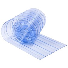 Commercial Freezer Curtain Replacement 8 Inch x 8 Feet PVC Clear Vinyl Door