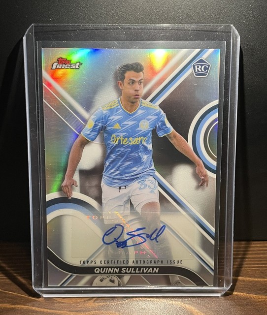 2022-23 Topps Finest MLS Quinn Sullivan Refractor Auto Rookie Philadelphia Union