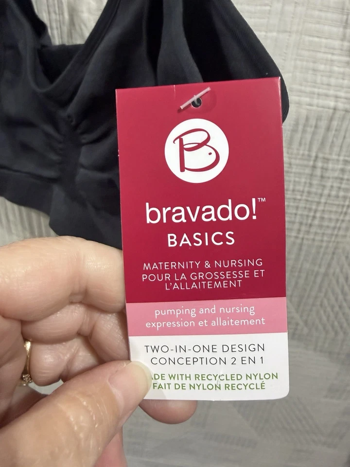 Sujetador de lactancia Bravado negro XXL nuevo Foto 3 de 4