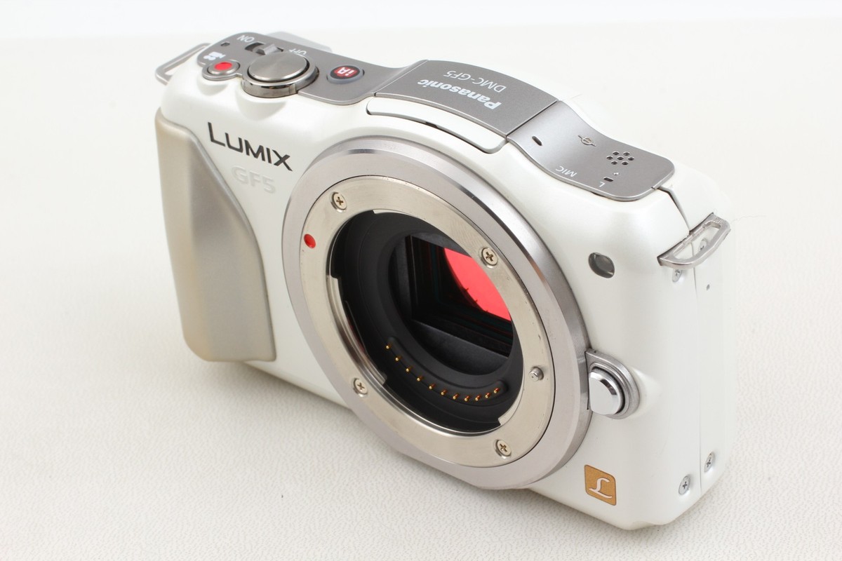 Panasonic LUMIX GF5 ホワイト Panasonic パナソニック Lumix DMC-GF5 シェルホワイト レンズ