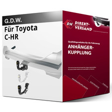 Für Toyota C-HR Typ X2 / H2 (G.D.W.) Anhängerkupplung vertikal abnehmbar neu