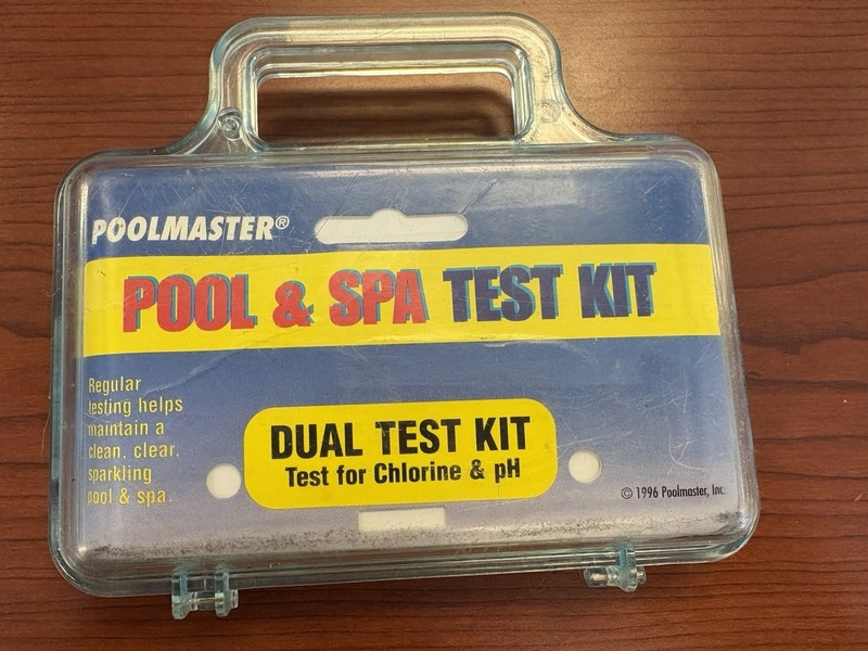 NEW Poolmaster Pool & Spa Dual Test Kit for Chlorine & PH FREE SHIP