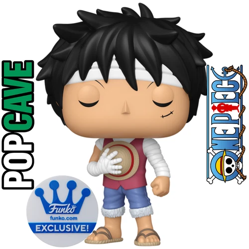 Funko Pop Cave ONE PIECE: MONKEY LUFFY (Marine Ford Memorial) Web Exclusive