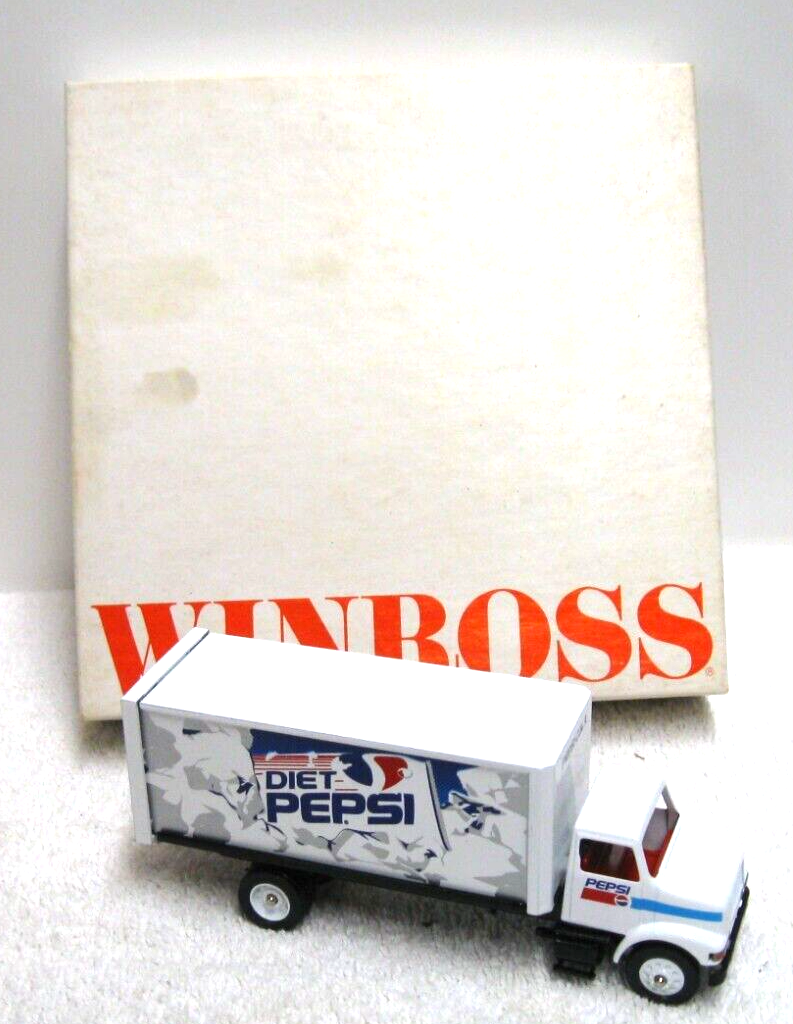 1/64 WinRoss Semi Tractor Truck & Trailer Diecast Diet Pepsi Collectible Toy