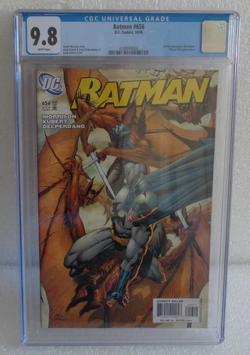 2006 DC COMICS BATMAN #656 CGC GRADED 9.8 COMIC BOOK 1st FULL DAMIAN WAYNE