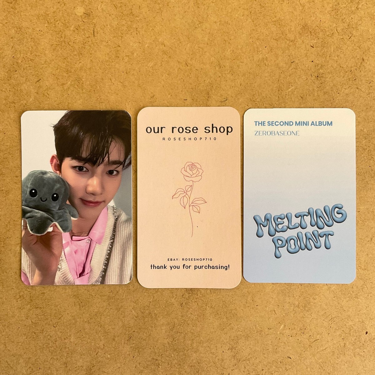 ZB1 Zerobaseone Melting Point Official Olive Young POB Photocard