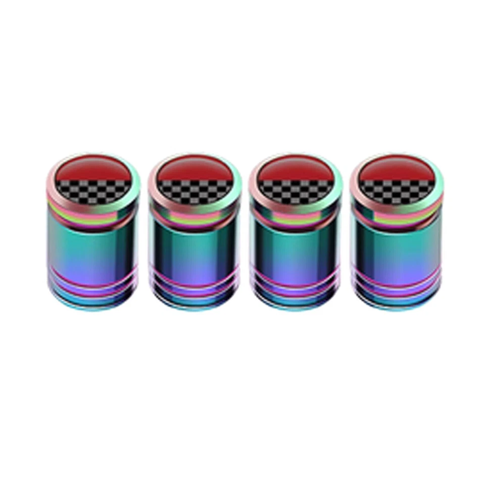 Car Wheel Tire Air Valve Stem Caps Cover For Cooper R55 R56 R60 F54 F55 F56 F60 Foto 3 de 4