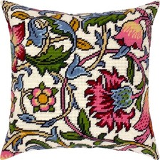Needlepoint/Tapestry throw pillow cover "V-426 "Carnation" embroidery kit