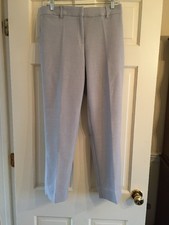 NWT Talbots Hampshire Curvy Ankle Pant Slate Heat light Gray Misses Size 6 99