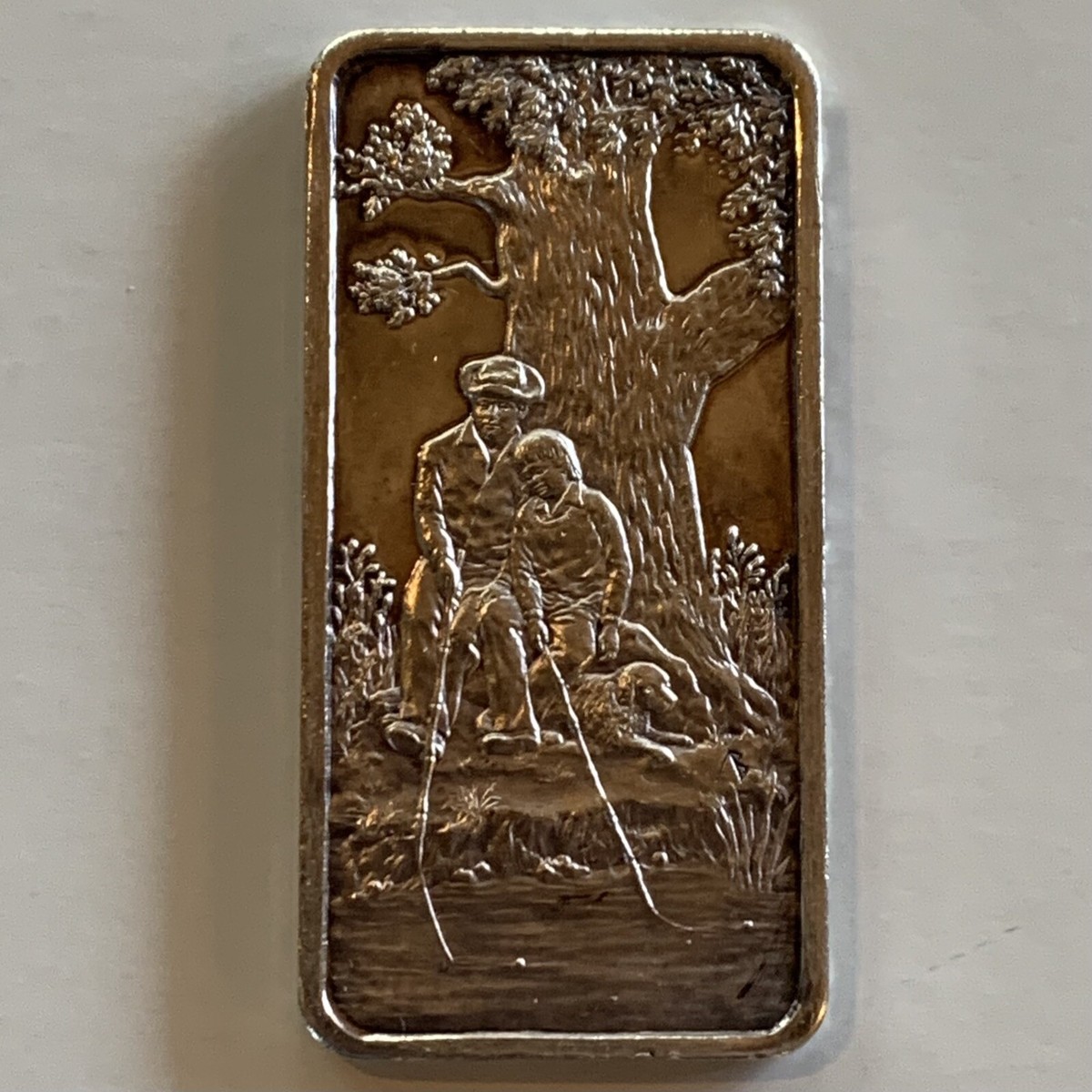 1974 1st Annual Fathers Day, 'Under the Oak Tree', 1 tr oz .999