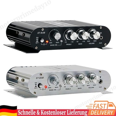 ST-838 HiFi 2.1 Channel Power Amplifier 80W*2 Audio Amplifier Mini Media Player