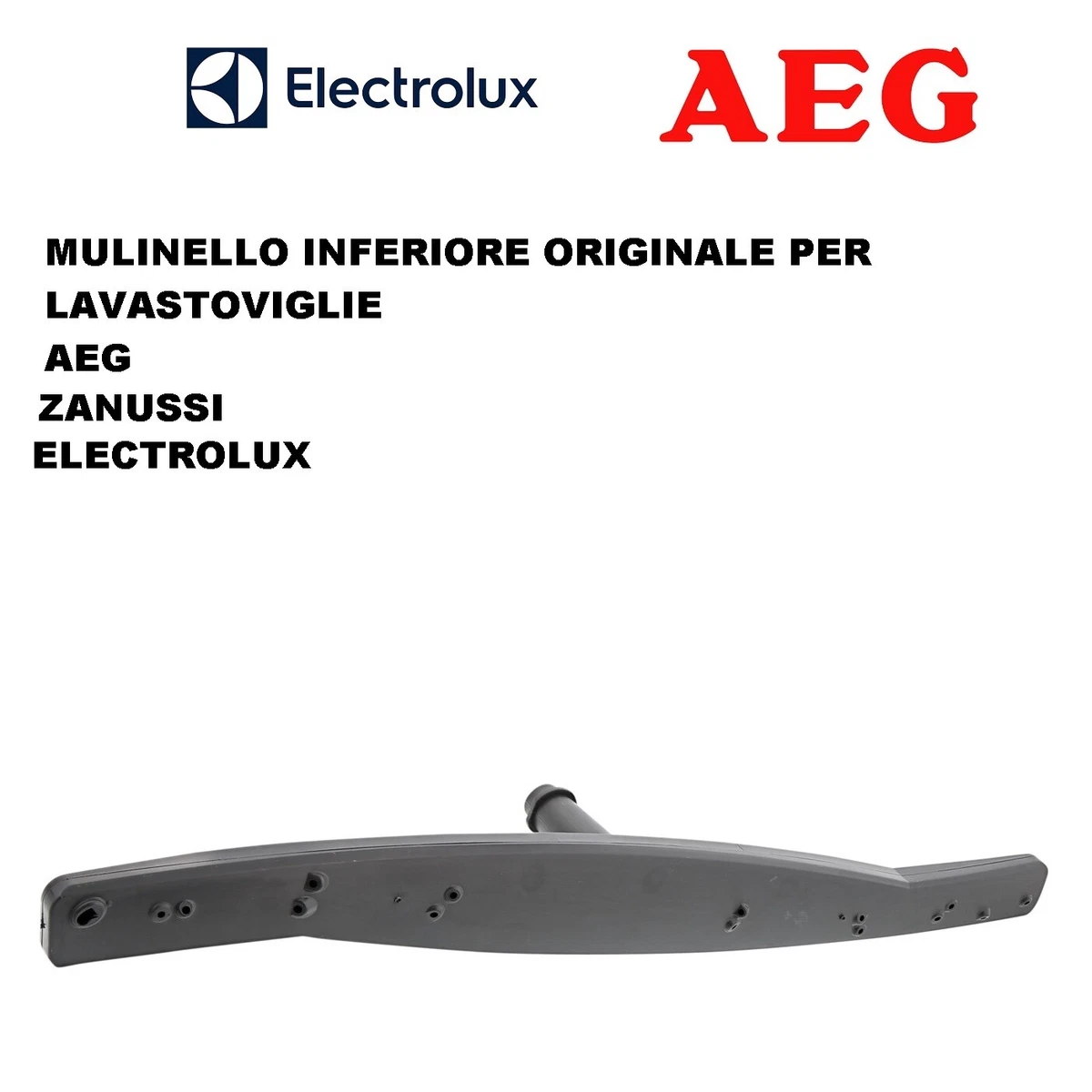 Braccio Irrigatore Inferiore Originale AEG Per Lavastoviglie - Ricambio 1118952108 - Foto 5
