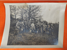 Photo Chasseur Chasse à courre chiens fusils     O-163