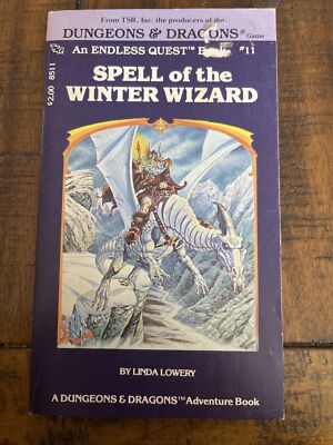 Endless Quest 11: Spell of the Winter Wizard - Linda Lowery Dungeons & Dragons 