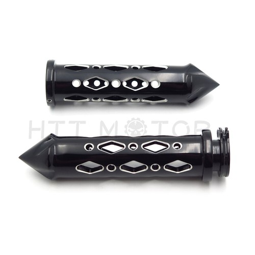 HongK Suzuki GSXR600 750 1000 Hayabusa Cool 7/8" 22mm CNC Spike Hand Grip - Picture 8 of 8