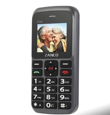 Brand New Zanco Big Button Easy Text OAP SOS SIM FREE Unlocked Mobile Phone