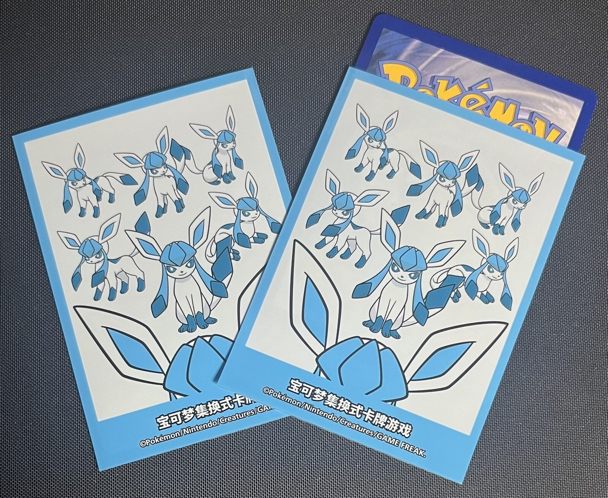 glaceon card sleeves Pokemon Evolving Skies This item is ordered directly from Japan Pokemon Leafeon And Glaceon Double