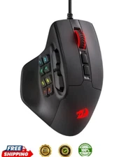 Redragon M811 MMO Gaming Mouse Wired RGB 15 Buttons Ergonomic Grip for PC/Laptop