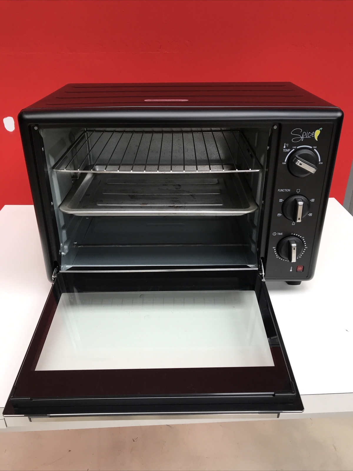 Spice SPP006N Forno elettrico Ventilato Habanero con Girarrosto 40 litri |  Acquisti Online su eBay