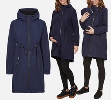 Mamalicious 3-in-1 Softshell Jacket Babywearing Maternity Coat Carrier | Medium