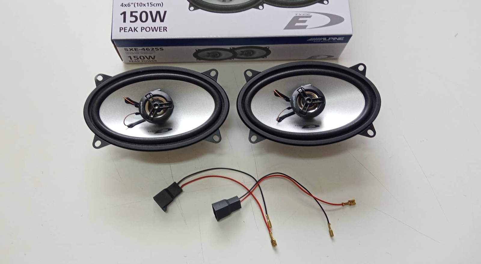 Casse Alpine 4x6 per Porsche 968 | Altoparlanti Ovali 95x155mm Vintage
