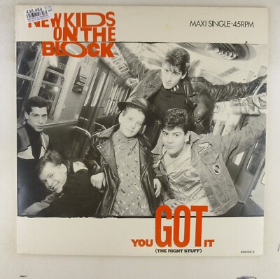 12'' Maxi Vinyl - New Kids On The Block   You Got It (The Right Stuff) - B355 Z57