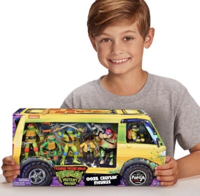 TMNT Mutant Mayhem Ooze Cruisin Figures Exclusive 6-pack April