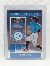 Isan Diaz 2020 Chronicles Contenders Optic Baseball - #27 RC - Miami Marlins