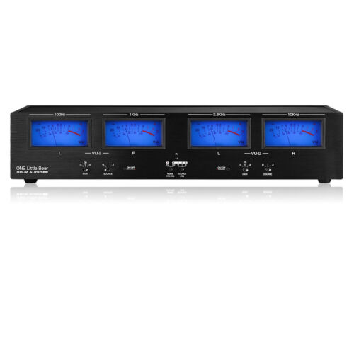 Stereo RCA/XLR Switcher Box Analogico VU Meter MIC Sound Level Display MIC Splitter - Foto 6 di 6