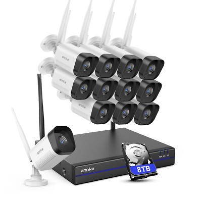 ANNKE 5MP Überwachungskamera Set Aussen - 8x WLAN Kameras Mit 4K NVR