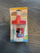 NEW Disney BABY Sippy Cup MICKEY MINNIE MOUSE NO-SPILL 6oz