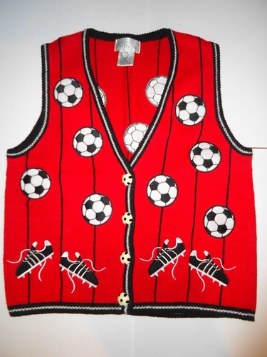 SOCCER MOM SWEATER VEST by Mandal Bay 