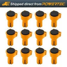 POWERTEC Deluxe Bench Dog | 12 Pack | Non Marring Nylon Woodworking (71188-P3)