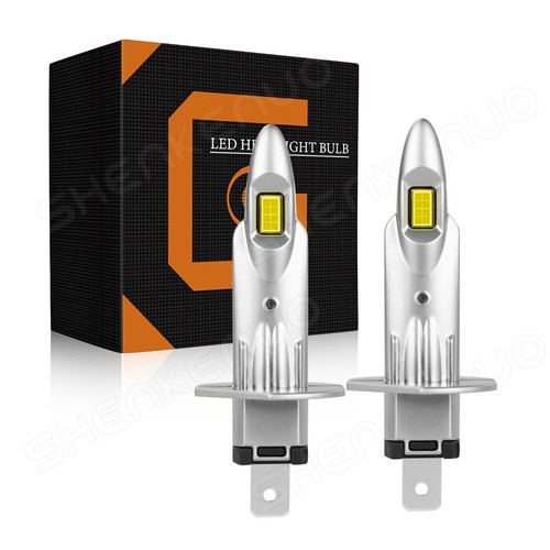 H1 LED Headlight Kit 100W 10000LM High/Low Beam Fog Light Bulbs 6500K