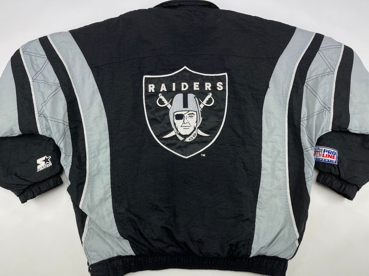 Los Angeles Raiders jacket, 1/2 half zip anorak football