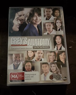 Grey's Anatomy Season 10 (DVD, 2013) 9398512196030
