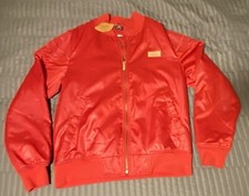 Nike Air Jordan X Just Don Red Bomber Jacket Size XL for sale