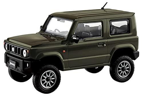 Aoshima 1/32 Snap Kit Suzuki Jimny with Custom Green Wheels 10872-image