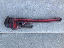 RIDGID 18" Heavy Duty Pipe Wrench The Ridge Tool Co. USA Excellent Operating Con