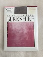 Queen Berkshire Shimmers Ultra Sheer Control Top Sandalfoot Pantyhose Sz 1X - 2X