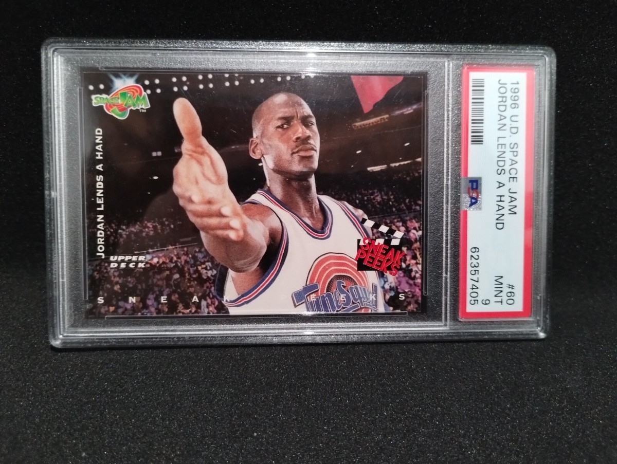 1996 Upper Deck Space Jam Sneak Peeks #60 Michael Jordan Lends A
