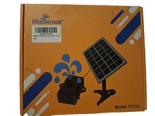 3.5W Solar Fountain Water Pump w/ 24Hours Working Solar / Plug-In Outdoor 32.8ft